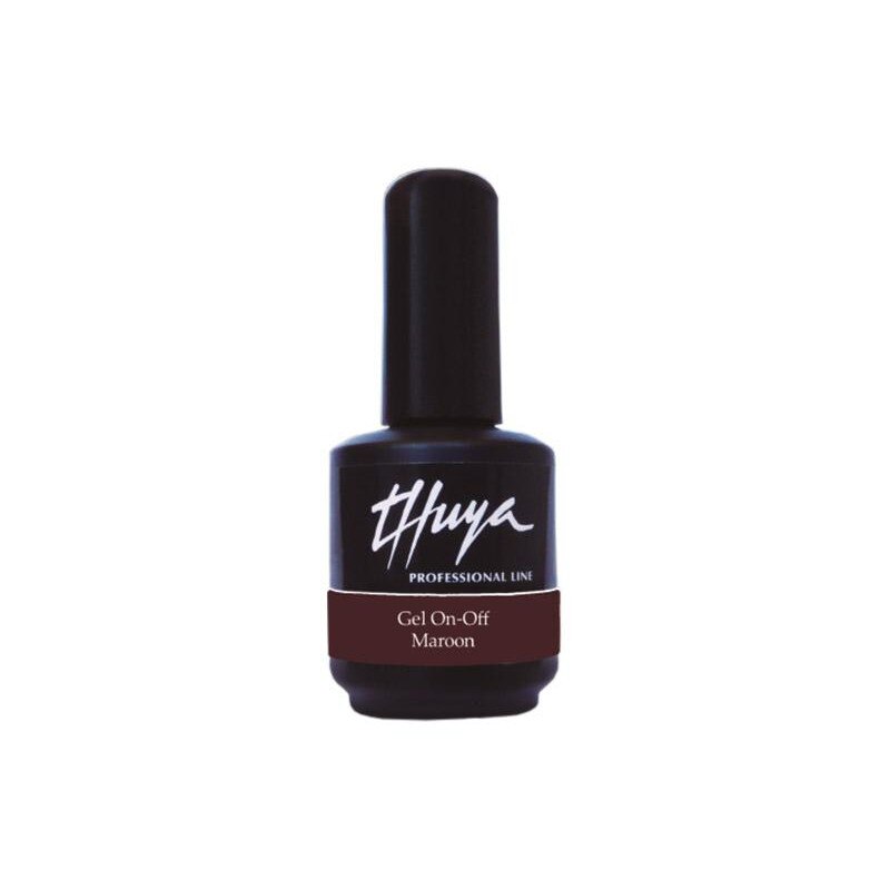 Gel de unghii permanent Thuya On-Off Maroon 14ml